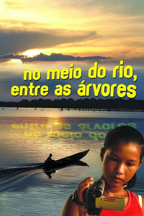 No meio do rio, entre as árvores