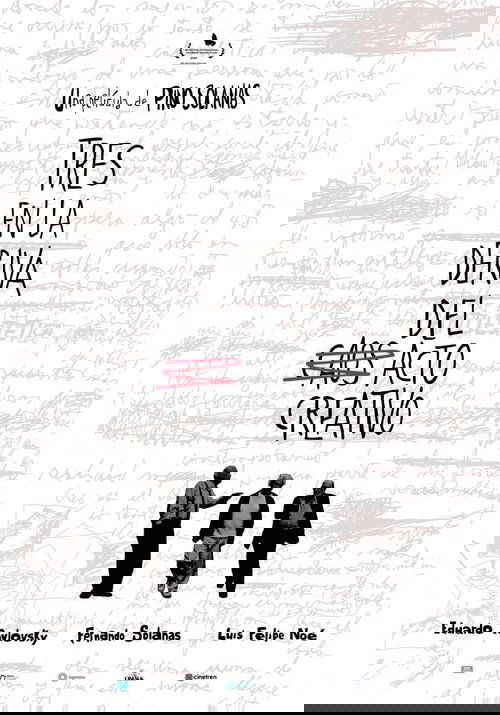 Tres en la deriva del acto creativo