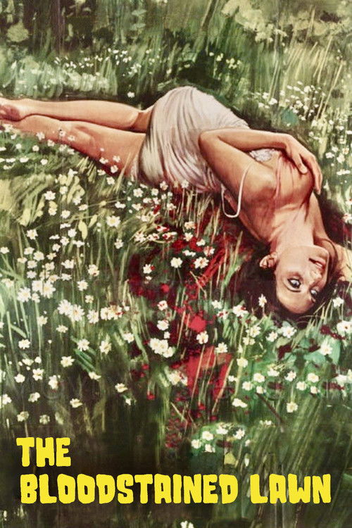 Трава окрашенная в красный цвет