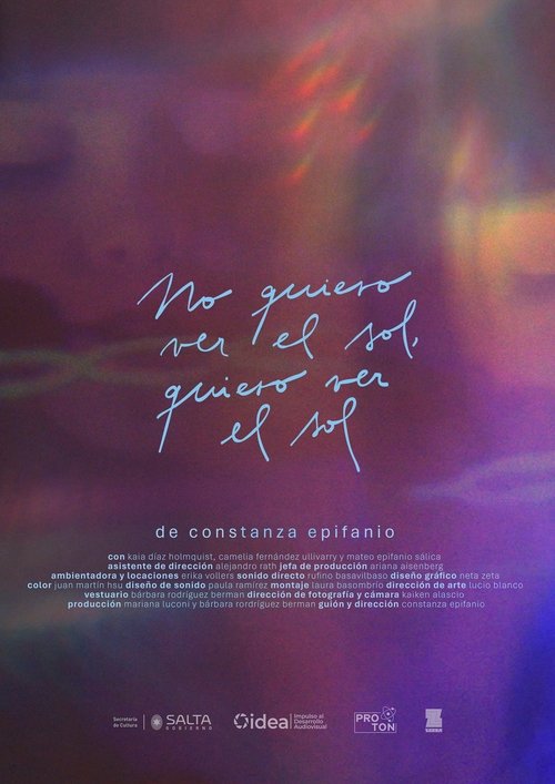 No quiero ver el sol, quiero ver el sol
