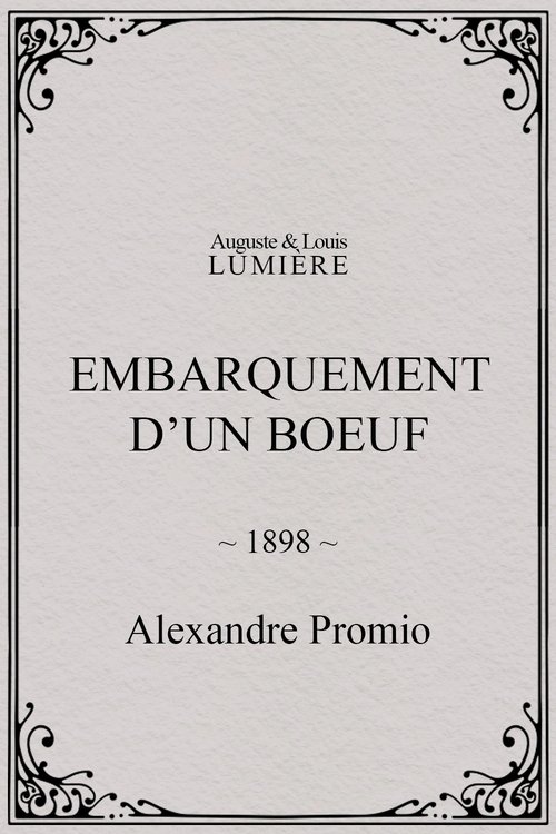 Embarquement d’un boeuf