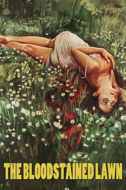 Трава окрашенная в красный цвет